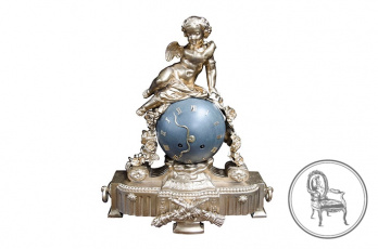 Антикварные каминные часы код. VS4042