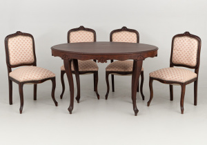 картинка Старинный столовый гарнитур салоне старинных вещей "Шебби" являющийся официальным дистрибьютором в России и Беларуси