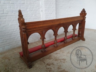 Антикварная скамья для молитв код. BE107497