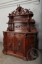 Антикварный ореховый открытый буфет код. BE4097379