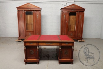 Антикварный набор из красного дерева для рабочего кабинета код. BE4097472