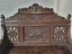 Антикварная скамья с насыщенной резьбой в мифологической тематике код. BE4143112 фото 1