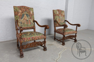 картинка Антикварные кресла (2 шт.) салоне старинных вещей "Шебби" являющийся официальным дистрибьютором в России и Беларуси