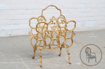 Старинная бронзовая журнальная стойка код. BE4097294