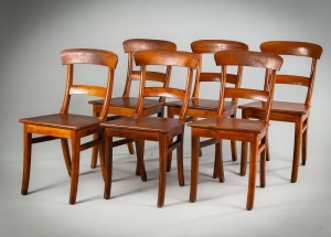 Антикварные стулья (6 шт.) с изогнутой спинкой в Классическом стиле код.&nbsp;RM4165290