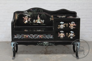 Старинная скамья в ориентальном стиле код. BE4097135