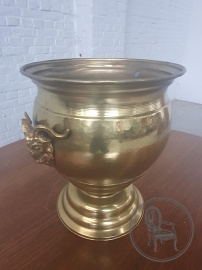 Антикварное кашпо из латуни код. BE4096723
