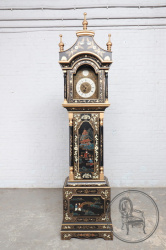 Старинные часы в ориентальном стиле с росписью код. BE107298