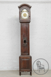 Антикварные напольные часы из дуба середины 19 века код. BE5766