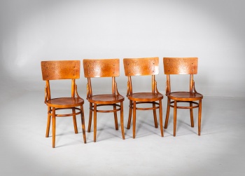 набор из четырех антикварных венских стульев в стиле Ар-нуво код.&nbsp;RM4165959