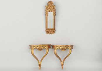 Старинные консольные столики с зеркалом код. RM69460