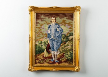 Старинный гобелен в деревянной раме код. RM4165065