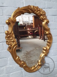 Старинное настенное зеркало в стиле Рококо код. BE4097355