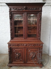 Антикварный буфет в охотничьем стиле код. BE4140449