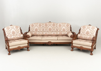 Старинный комплект мягкой мебели код. RM62318