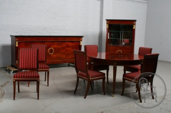 Старинный набор для столовой из красного дерева код. BE4097128