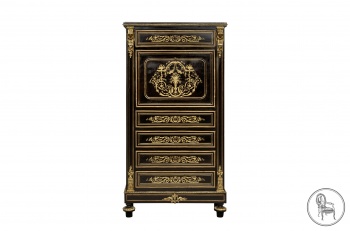 Антикварный секретер в стиле Наполеона III с инкрустацией код. VS4097255
