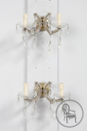 Антикварные настенные светильники (2 шт.) код. BE6450