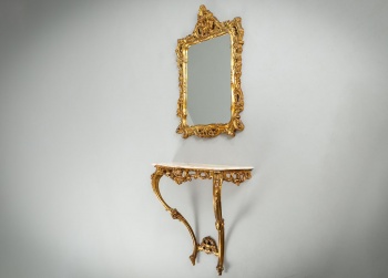 Антикварная итальянская консоль с зеркалом код. RM4165312