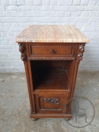 Антикварные комоды (2 шт.) из дуба с мрамором в стиле Арт-деко код. BE4143113