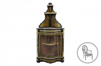 Старинный угловой посудный шкаф код. VS3164