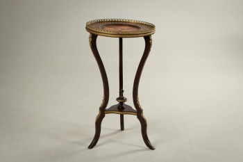 Антикварная подставка с интарсиями и бронзовой отделкой код. RM4103755