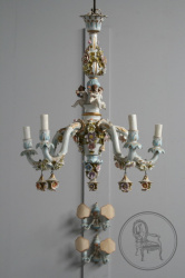 Старинная люстра и настенные светильники (2 шт.) код. BE47744