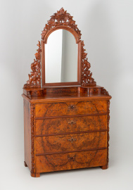 Антикварный комод с зеркалом код. RM47733