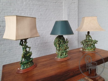 Набор старинных настольных ламп в ориентальном стиле код. BE3259455