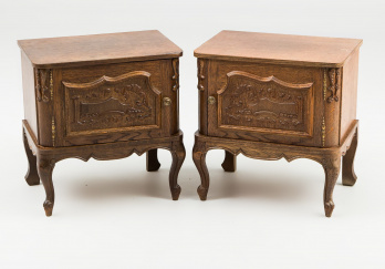 Старинные тумбочки (2 шт.) код. RM25082