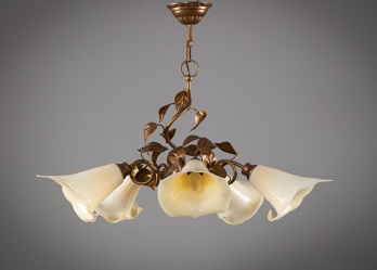 Старинная итальянская латунная люстра код. RM4160885