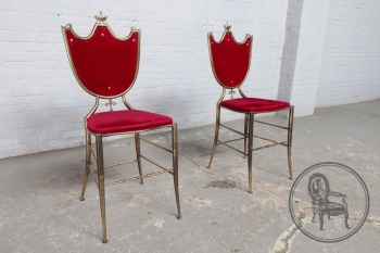 Старинный итальянские латунные стулья Chiavari (2 шт.) код.&nbsp;BE4165796
