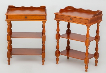 Старинные открытые комоды (2 шт.) из красного дерева код. RM4101464