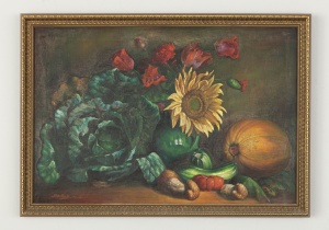 картинка Старинный натюрморт с подсолнухом салоне старинных вещей "Шебби" являющийся официальным дистрибьютором в России и Беларуси