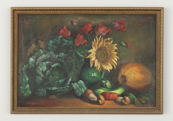 Старинный натюрморт с подсолнухом код.&nbsp;RM4164844