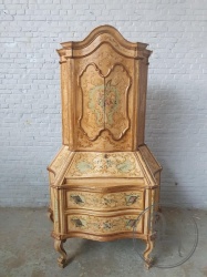 Старинный итальянский секретер с росписью код. BE4165199