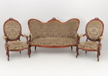 Старинный комплект мягкой мебели код. RM69098