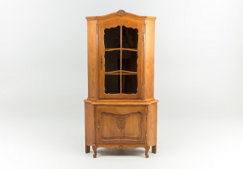 Старинный угловой посудный шкаф код. RM25085