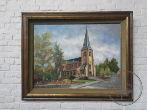 картинка Старинная картина во фламандском стиле салоне старинных вещей "Шебби" являющийся официальным дистрибьютором в России и Беларуси