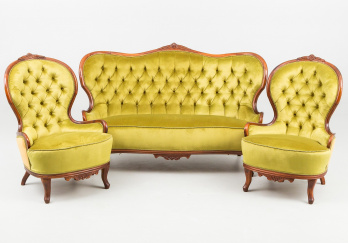 Старинный комплект мягкой мебели код. RM28968