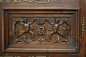 Антикварный буфет из ореха с резьбой в античных сюжетах код. BE107567 фото 8