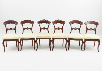 Старинный набор стульев (6 шт.) код. RM25083