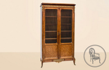 Антикварный книжный шкаф код. VS0893