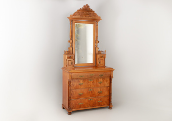 Антикварный комод с зеркалом код. RM56695