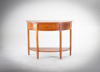 Старинная консоль полукруглой формы с выдвижным ящиком код.&nbsp;RM4165703