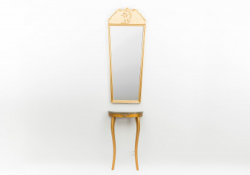 Старинное зеркало с консолью код. RM5378