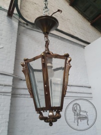 Старинный бронзовый светильник-фонарь код. BE4136319