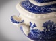 Старинная супница из фаянса Villeroy and Boch с изображением деревенского пейзажа код. RM4165457 фото 4