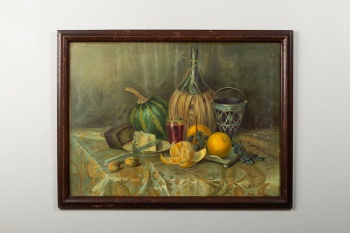 Старинный натюрморт с апельсином код.&nbsp;RM4165035