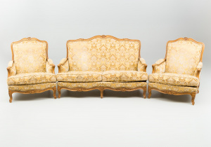 картинка Старинный комплект для гостиной (3 шт.) салоне старинных вещей "Шебби" являющийся официальным дистрибьютором в России и Беларуси